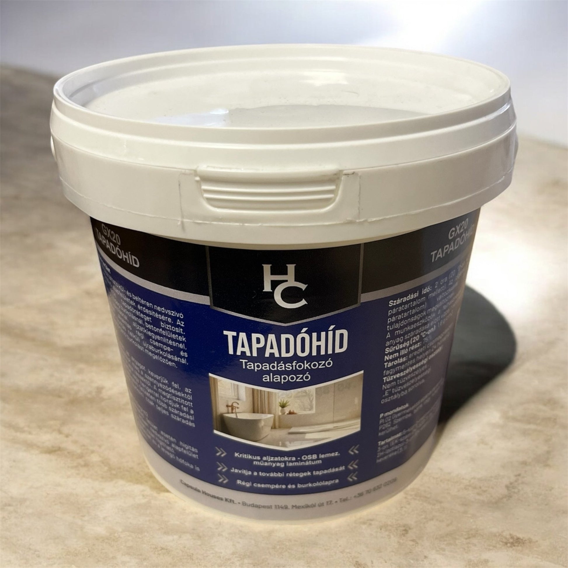 Tapadóhíd - Panelburkolatok