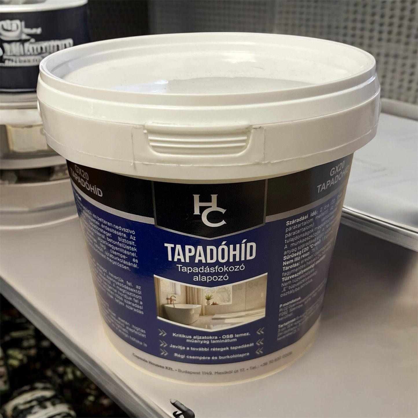 Tapadóhíd - Panelburkolatok